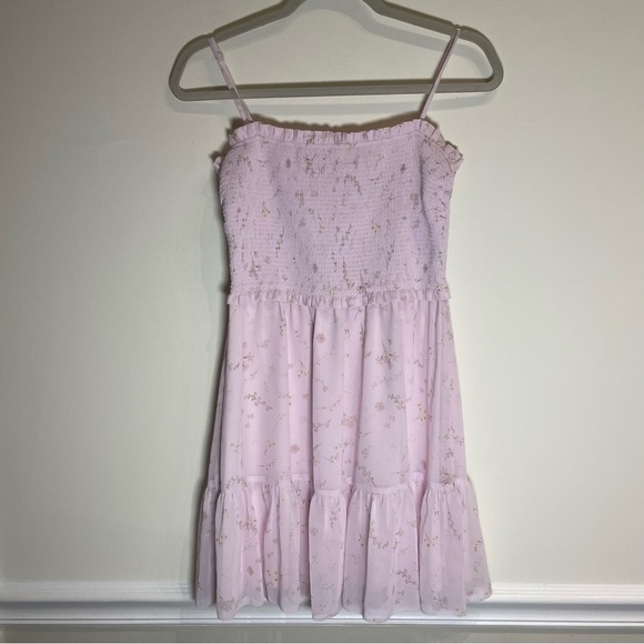 Wilfred Tempest Sleeveless Mini Dress Mochi Pnk/ Light Birch Size Small - Picture 6 of 11